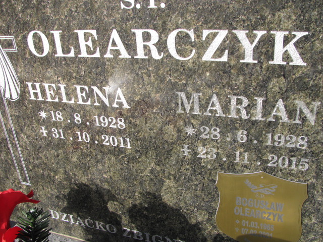 Piotr OLEARCZYK 1961 Bielsko-Biała Hałcnów - Grobonet - Wyszukiwarka osób pochowanych