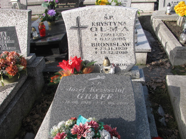 Grób BRONISŁAW OLMA
