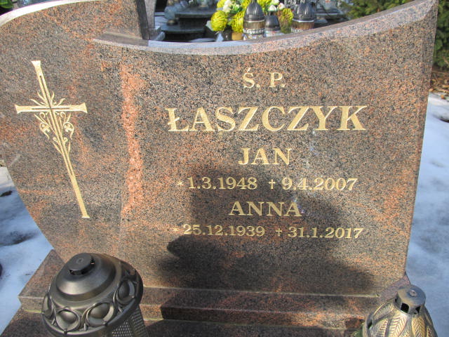 Jan ŁASZCZYK 1920 Bielsko-Biała Hałcnów - Grobonet - Wyszukiwarka osób pochowanych