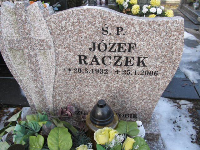 Józef RACZEK 1932 Bielsko-Biała Hałcnów - Grobonet - Wyszukiwarka osób pochowanych