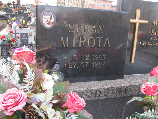 Urban MIROTA 1967 Bielsko-Biała Hałcnów - Grobonet - Wyszukiwarka osób pochowanych