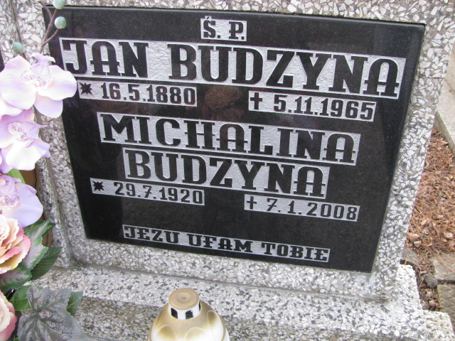 Jan BUDZYNA 1880 Bielsko-Biała Hałcnów - Grobonet - Wyszukiwarka osób pochowanych