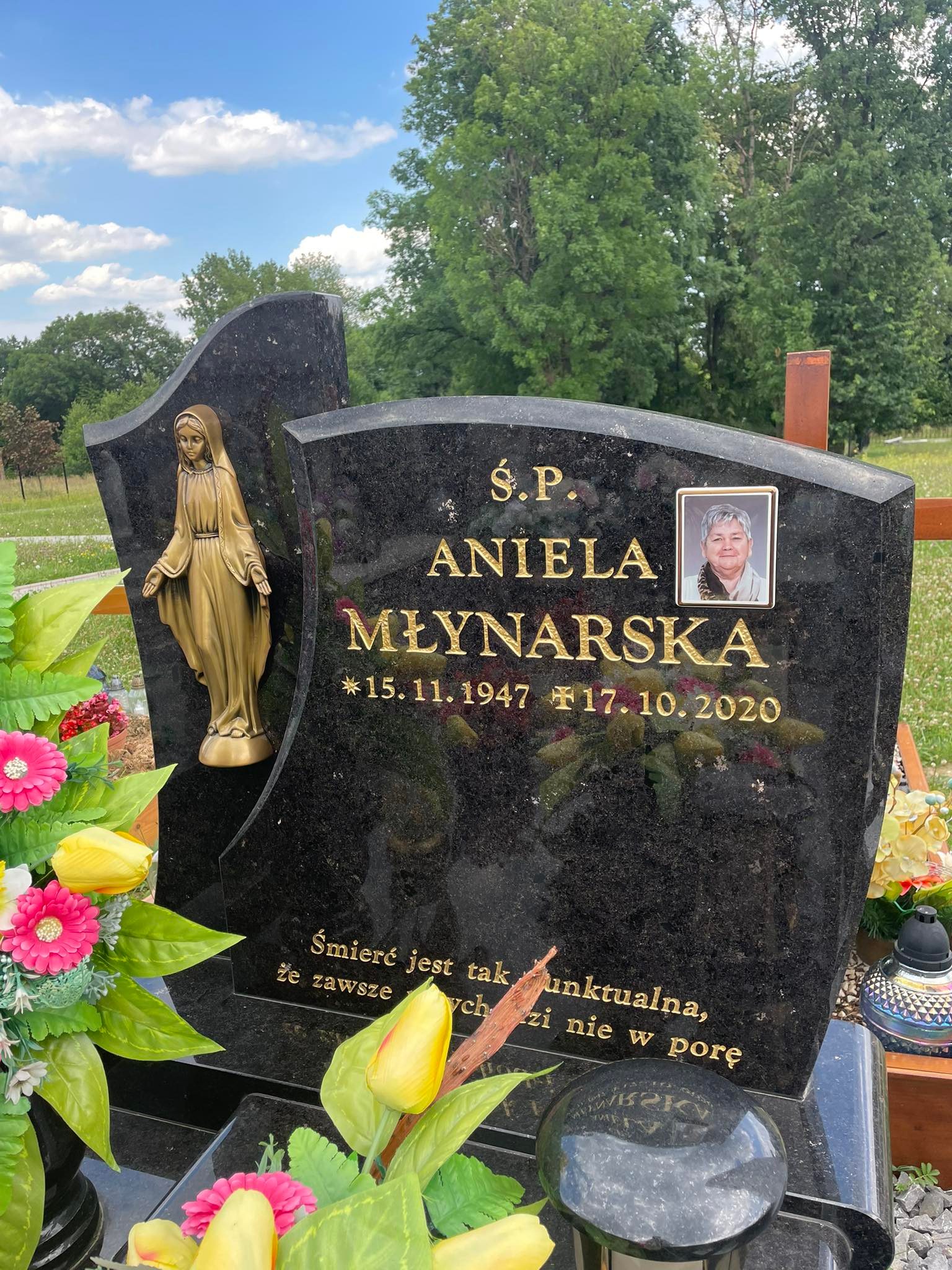 Aniela MŁYNARSKA 1947 Bielsko-Biała Hałcnów - Grobonet - Wyszukiwarka osób pochowanych